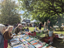 plenty of interest on the book stall